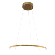 Ribbon Slim Gold | Black | White LED Ring Pendant Light 2 Sizes - Lighting.co.za