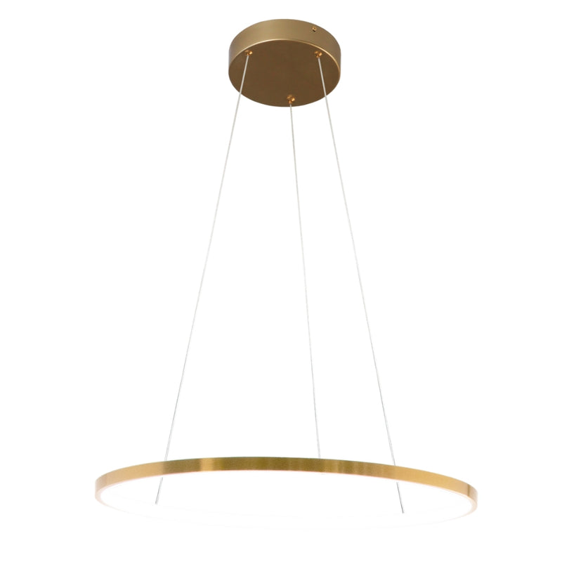 Ribbon Slim Gold | Black | White LED Ring Pendant Light 2 Sizes - Lighting.co.za