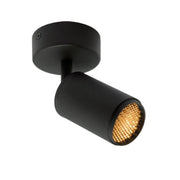 Dark Black or White Ceiling Surface Spot Light with Honeycomb Diffuser - Lighting.co.za