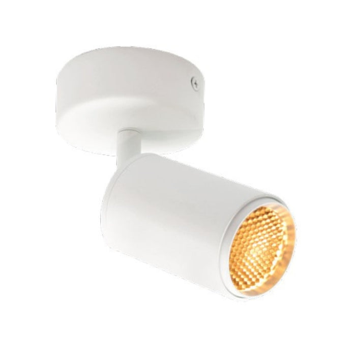 Dark Black or White Ceiling Surface Spot Light with Honeycomb Diffuser - Lighting.co.za