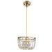 Caia Chrome or Gold and Clear Crystal Mini Chandelier - Lighting.co.za