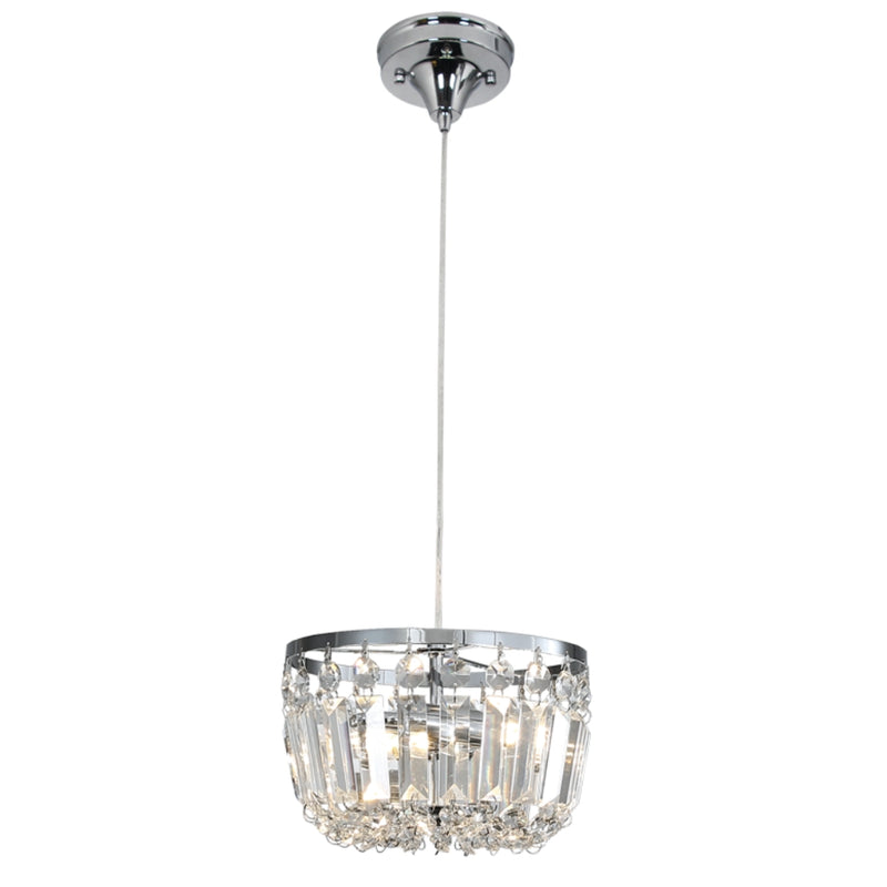 Caia Chrome or Gold and Clear Crystal Mini Chandelier - Lighting.co.za