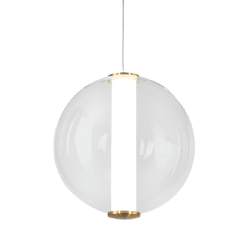 Crista Gold And Clear Glass LED Pendant Light - Lighting.co.za