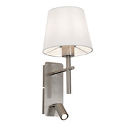 Riley Black | Gold | Chrome and Shade LED Bedside Wall Light - Lighting.co.za