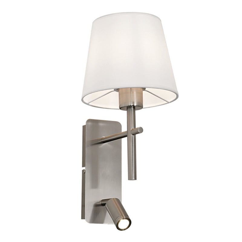 Riley Black | Gold | Chrome and Shade LED Bedside Wall Light - Lighting.co.za