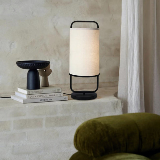 Ivy Black and White Shade Table Lamp - Lighting.co.za