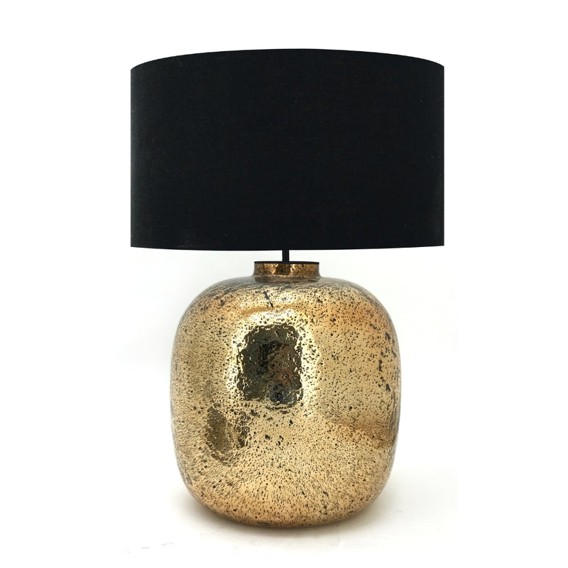 Scala Chrome or Gold with Black Shade Table Lamp - Lighting.co.za