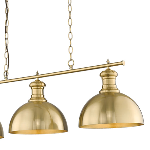 Mayfair 3 Light Gold Industrial Pendant Light - Lighting.co.za