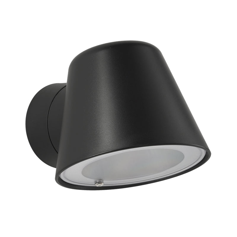 Tide GU10 Down Facing Black Outdoor Wall Light - Lighting.co.za