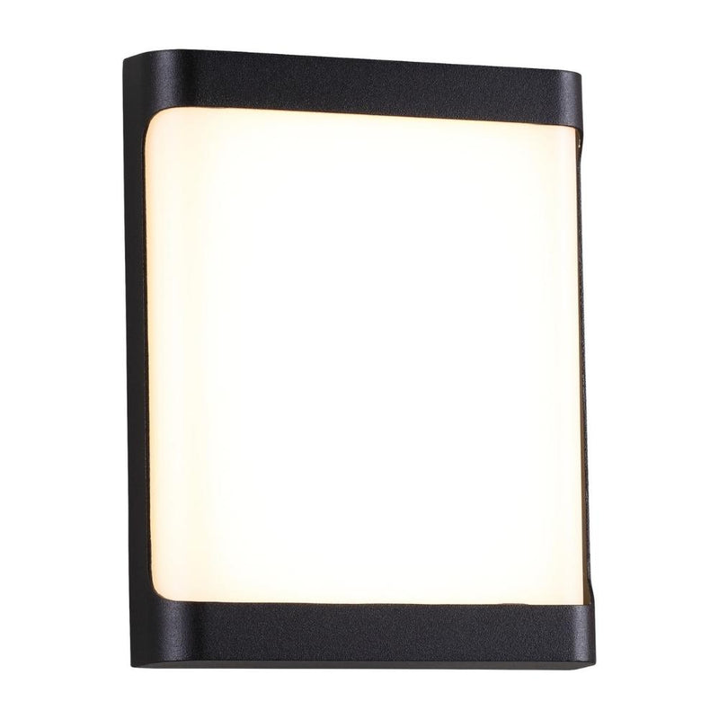 Galway Plain LED Black Outdoor Wall Light - Lighting.co.za