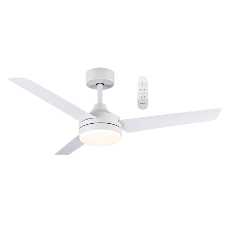 Ivy White 3 Blade Ceiling Fan - Lighting.co.za