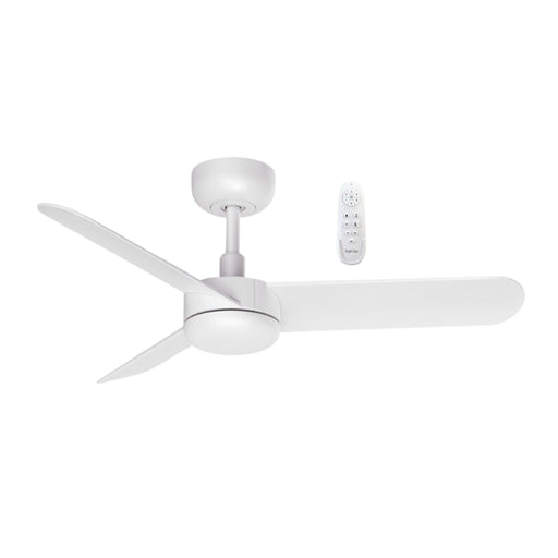 Cora 3 Blade White Ceiling Fan Only - Lighting.co.za