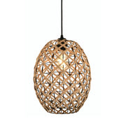 Drop Woven Rope Rattan Pendant Light - Lighting.co.za