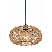Lito Woven Rope Rattan Pendant Light - Lighting.co.za