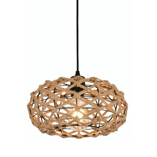 Lito Woven Rope Rattan Pendant Light - Lighting.co.za