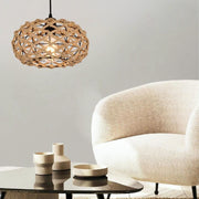 Lito Woven Rope Rattan Pendant Light - Lighting.co.za