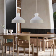 Calico White and Natural Fabric Pendant Light - Lighting.co.za