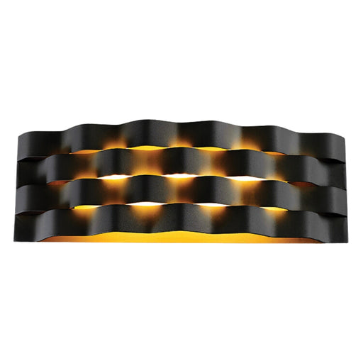 Ripple Black or White LED Wall Light 2 Sizes - Lighting.co.za