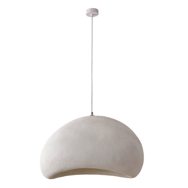 Pebble Natural Cream Grey Organic Pendant Light 2 Sizes - Lighting.co.za