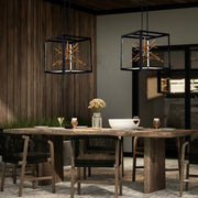 Twiggy Black and Gold Cube LED Pendant Light - Lighting.co.za