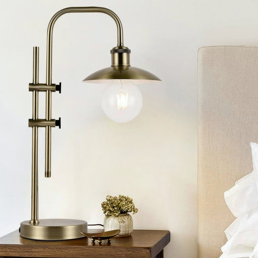 Finley Antique Brass Table Lamp - Lighting.co.za