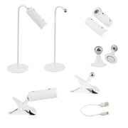 Multi 4 in 1 Black or White Rechargeable Lamp - Lighting.co.za