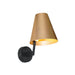 Airone Black and Gold or White Glass LED Wall Light - Lighting.co.za
