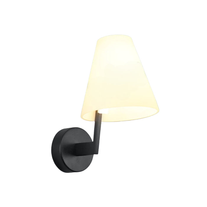 Airone Black and Gold or White Glass LED Wall Light - Lighting.co.za