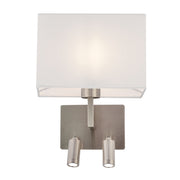 Maya Black | Gold | Chrome and Shade LED Bedside Wall Light - Lighting.co.za