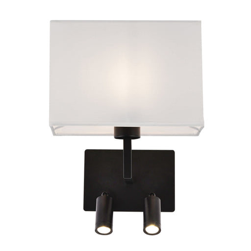 Maya Black | Gold | Chrome and Shade LED Bedside Wall Light - Lighting.co.za