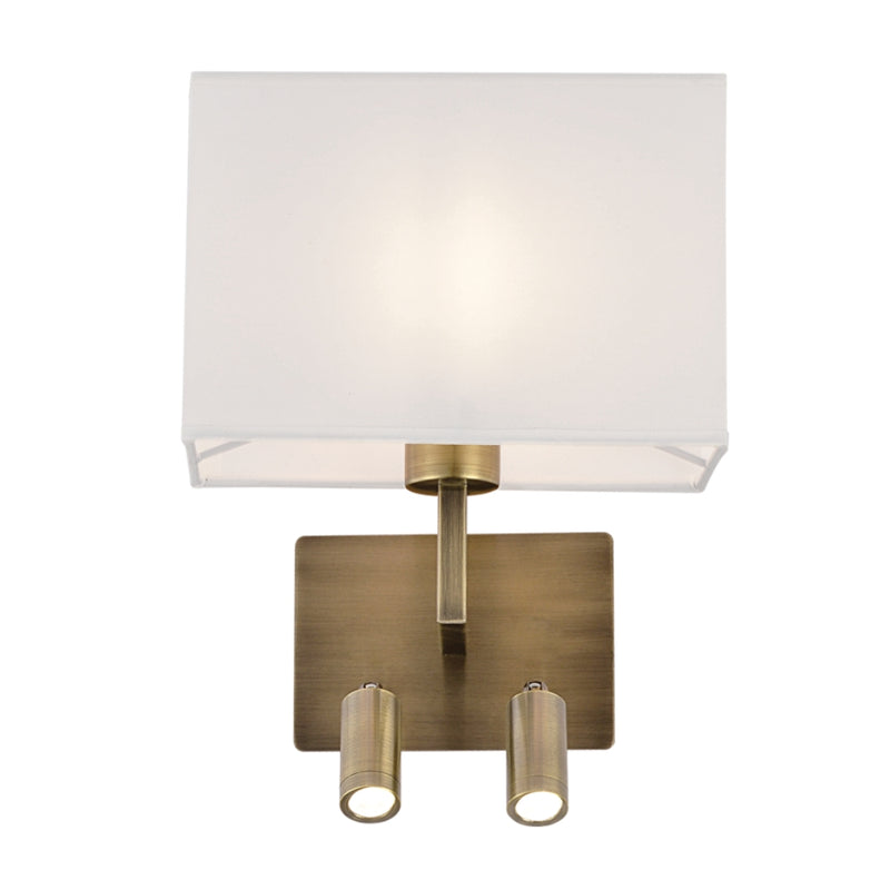 Maya Black | Gold | Chrome and Shade LED Bedside Wall Light - Lighting.co.za