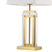 Morton White and Gold Table Lamp - Lighting.co.za