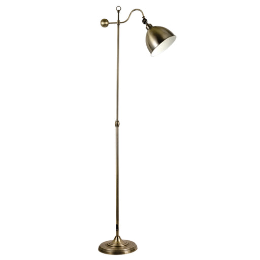 Cameron Antique Brass Vintage Floor Lamp - Lighting.co.za