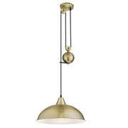 Benton Black or Gold Pulley Pendant Light - Lighting.co.za