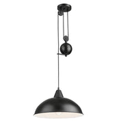 Benton Black or Gold Pulley Pendant Light - Lighting.co.za