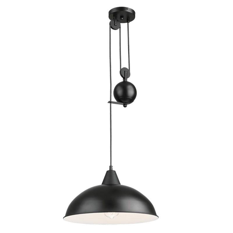 Benton Black or Gold Pulley Pendant Light - Lighting.co.za