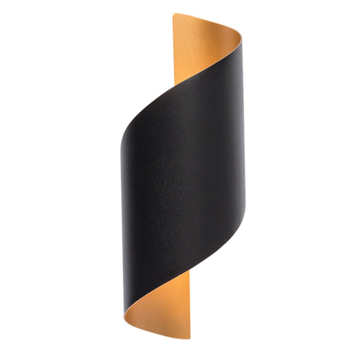 Lucille Up Down Black and Gold LED Wall Light - Lighting.co.za
