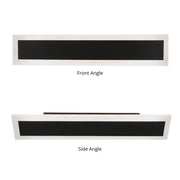 Palmer LED Black Slim Outdoor Wall Light 2 Sizes - Lighting.co.za