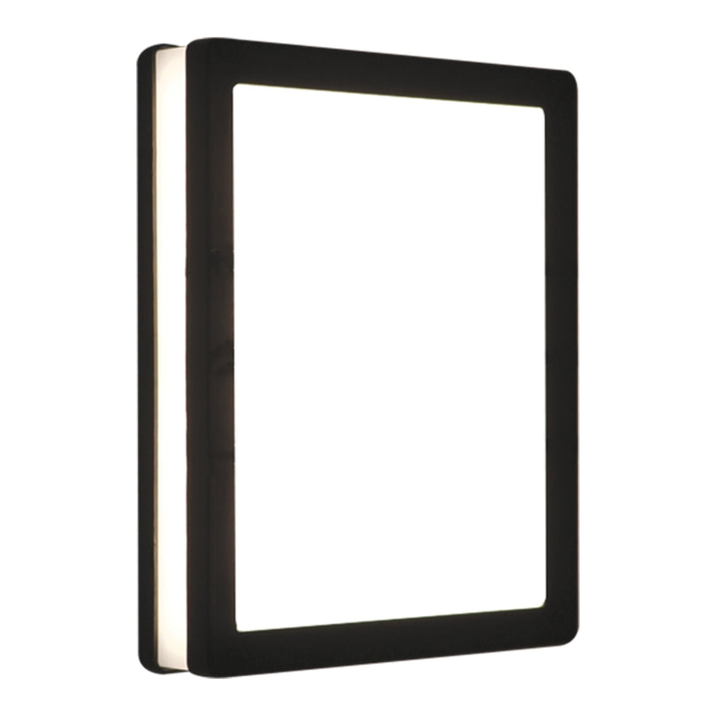 Link Plain or Grid Black LED Outdoor Wall Light - Lighting.co.za