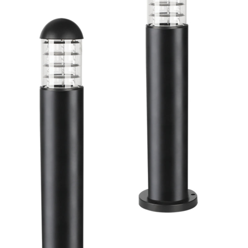 Marina Black Outdoor Bollard Light 2 Sizes - Lighting.co.za