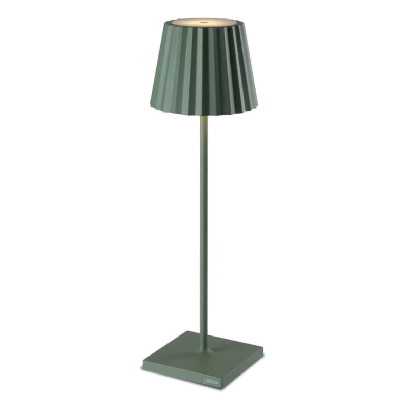 Plisse Fluted Shade Rechargeable Table Lamp - Lighting.co.za
