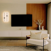 Dawn Black or White Slim LED Linear Wall Light - Lighting.co.za
