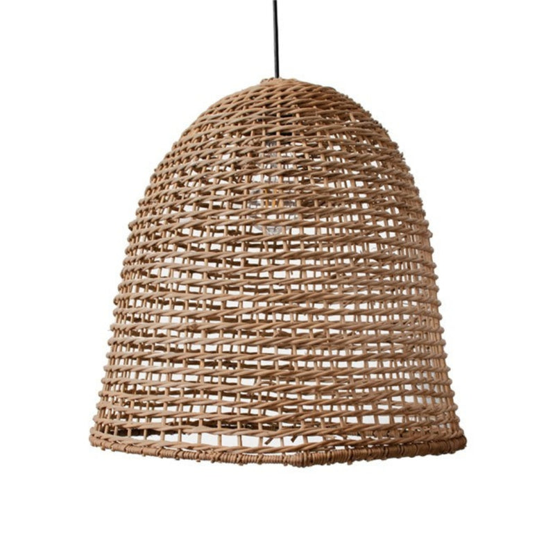 Dalton Organic Shaped Basket Rattan Pendant Light 2 Sizes - Lighting.co.za