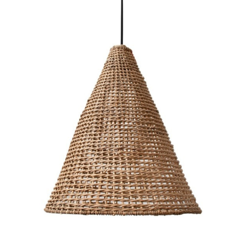 Deroga Organic Cone Rattan Pendant Light - Lighting.co.za