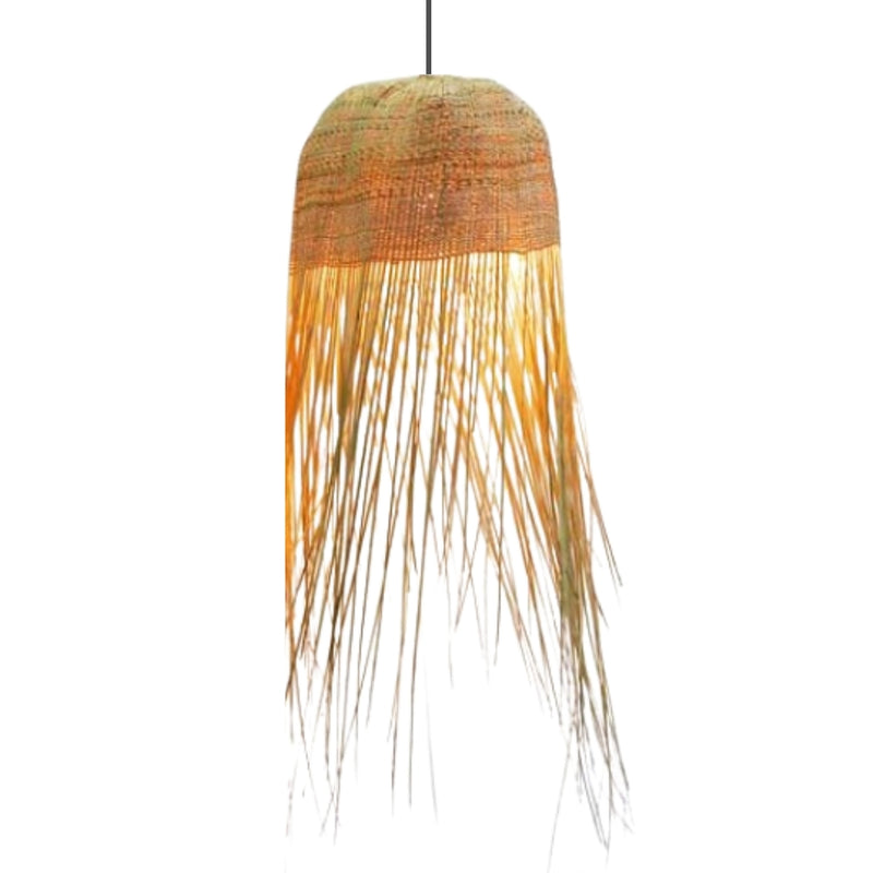 Calavera Natural Tassel Basket Pendant Light 3 Sizes - Lighting.co.za