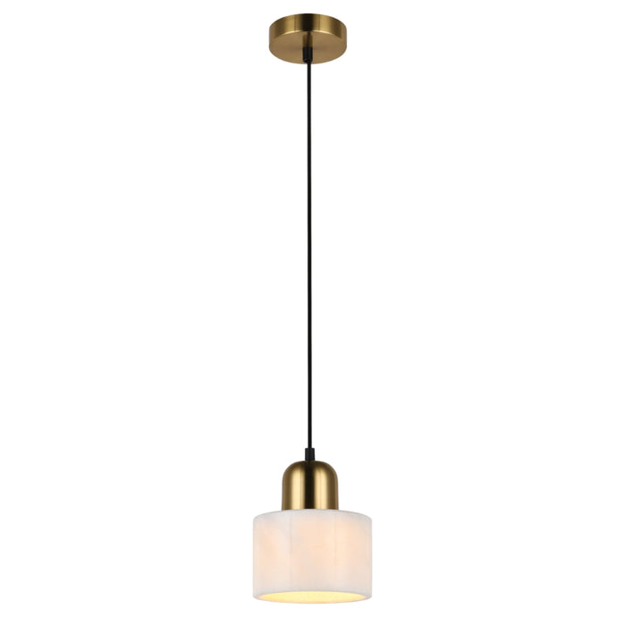 Terzo Marble and Brass Look Pendant Light - Lighting.co.za