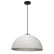 Valkea Natural or Antique White Rattan Tube Pendant Light 3 Sizes - Lighting.co.za