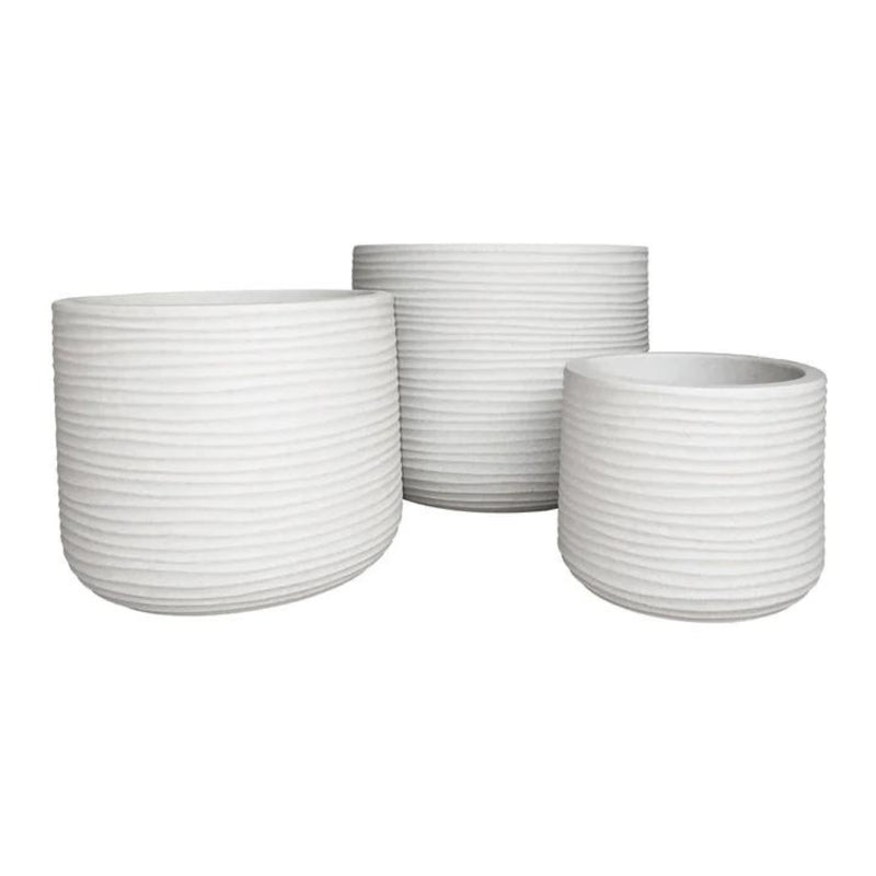 Lagoon Round Japi Planter 3 Sizes - Lighting.co.za