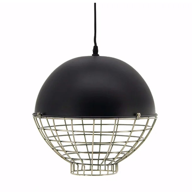 Brooks Black and Gold Grid Pendant Light - Lighting.co.za