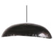 Ebony Oval Organic Black Pendant Light - Lighting.co.za